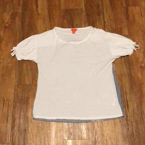 Joe Fresh Blue and White Top Size Small - Picture 2 of 5